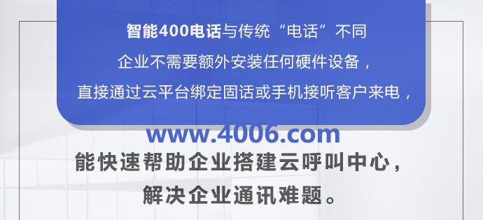 400電話讓企業服務不間斷的原因 400電話讓企業服務不間斷的原因